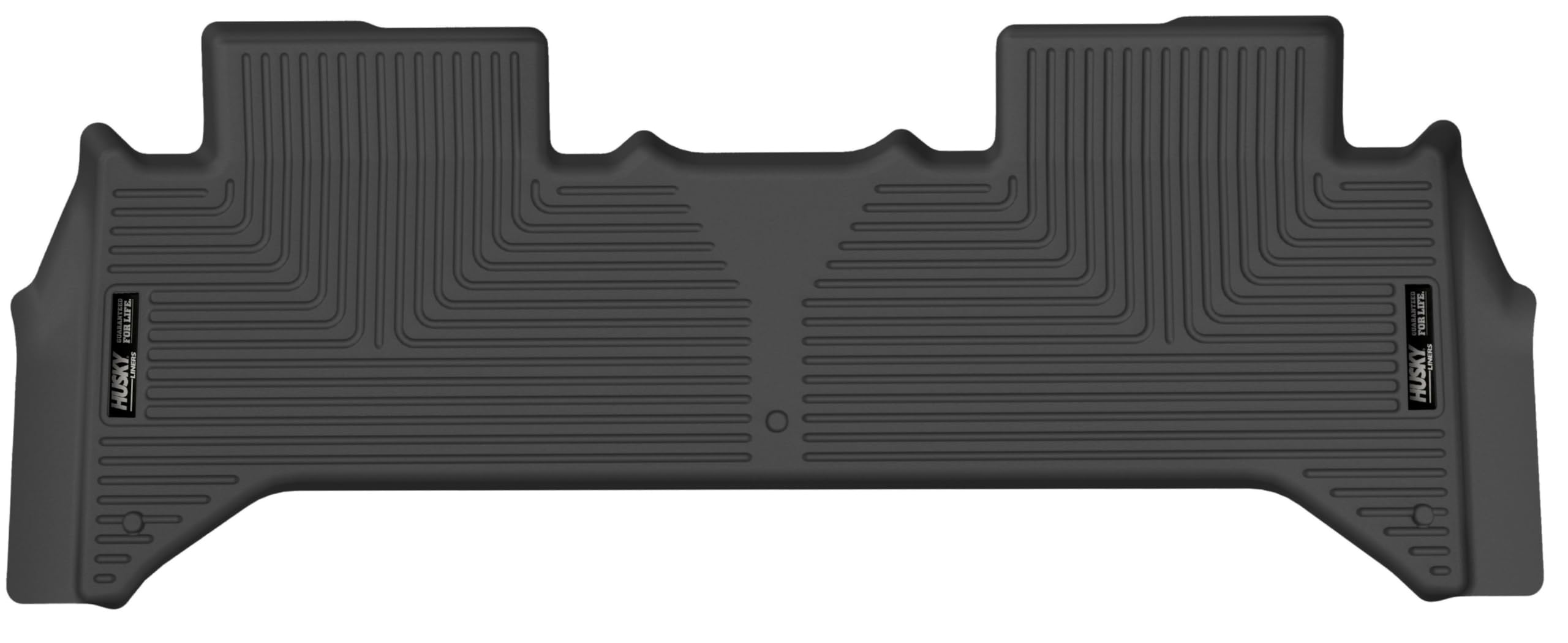 Weatherbeater Husky Liners Floor Mats | Fits 2022 Rivian R1T | 2nd Row, 1-pc Black - 14681