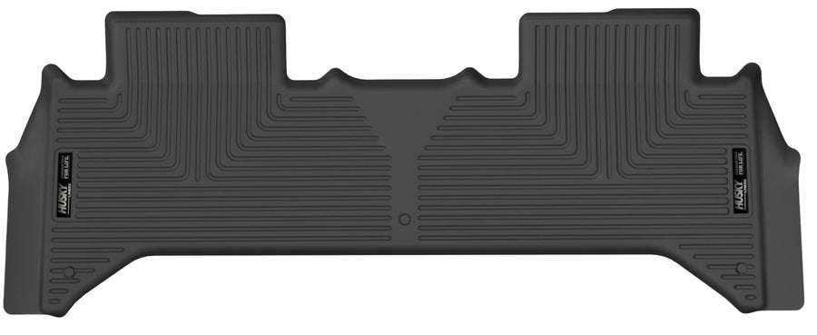 Weatherbeater Husky Liners Floor Mats | Fits 2022 Rivian R1T | 2nd Row, 1-pc Black - 14681