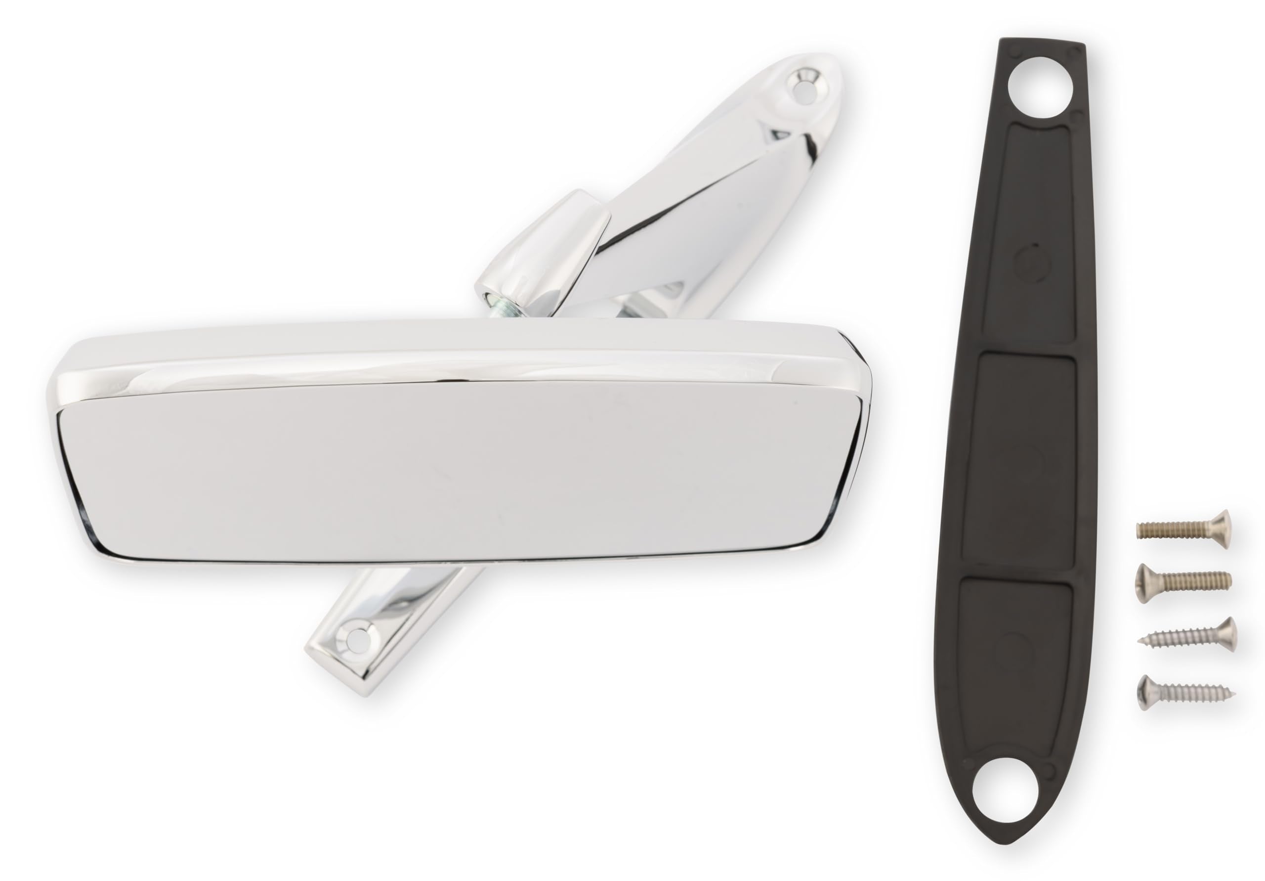 Scott Drake LH Outside Mirror in a Chrome Finish, Compatible with 1967-1979 Ford Bronco, Model C7TZ-17696-M