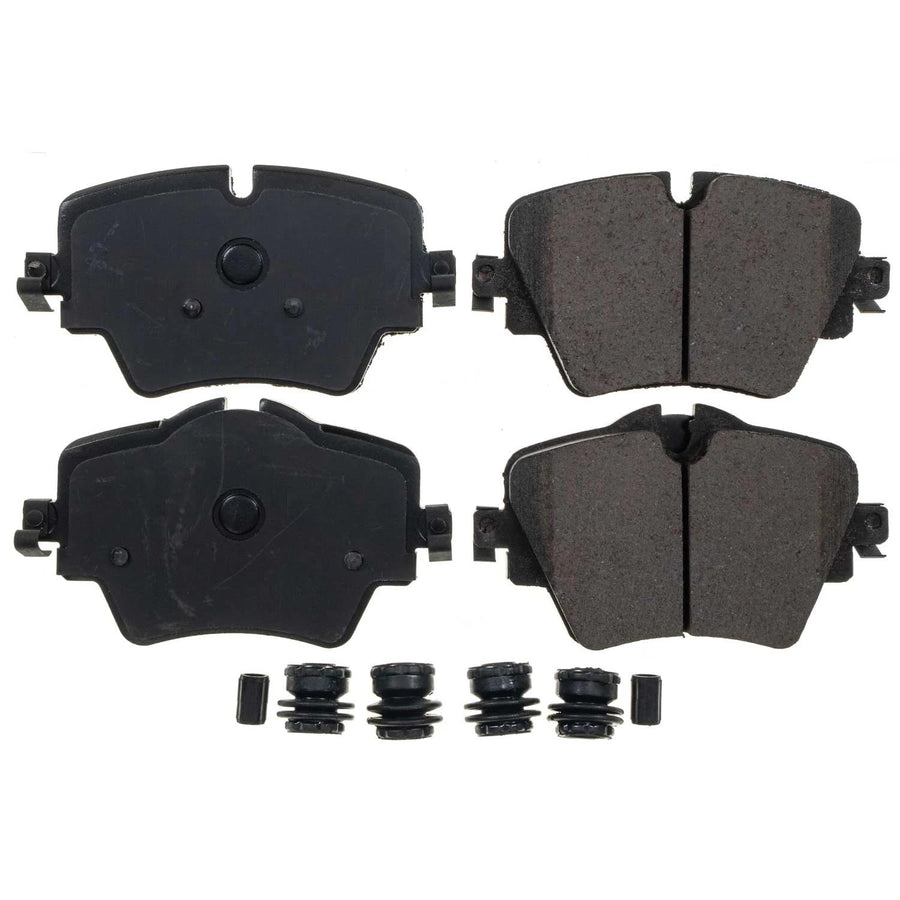 Power Stop Front Brake Kit For BMW 228i Gran Coupe 2022-24 |228i xDrive Gran Coupe 2020-24 |230i 2022-25 |230i xDrive 2023-25 |330e 2021-24 - Brake Pads Ceramic With Installation Hardware, 17-1892
