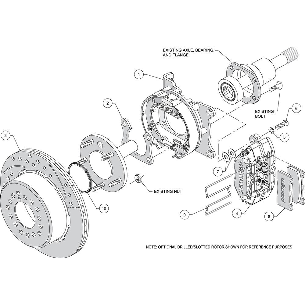 Wilwood Replacement DUST Boot KIT Compatible with/140-13207-DR - KIT,Rear,DISC/Drum,DP-DB,Big New - 2.50 Off,1PC .81 Rotor,DRILLED,RED