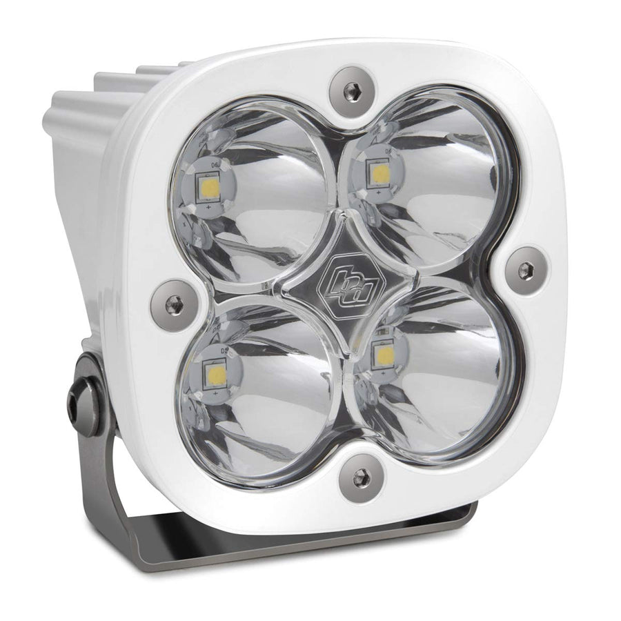 Baja Designs Pro Squadron White LED Auxiliary Light Pod - Marine Grade (Spot; Clear)