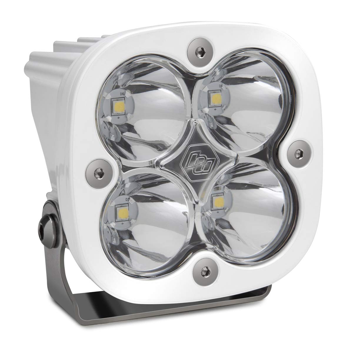 Baja Designs Pro Squadron White LED Auxiliary Light Pod - Marine Grade (Spot; Clear)
