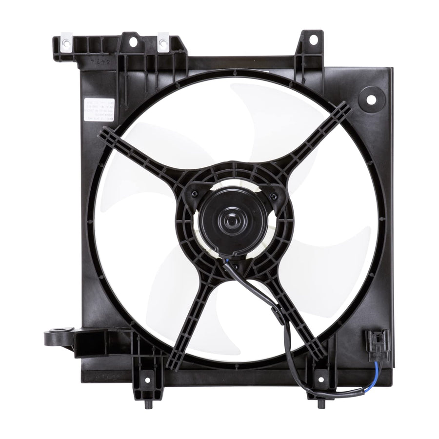 Cooling Fan Assembly TYC 600550 Compatible with 2000-2004 Subaru Legacy, Black
