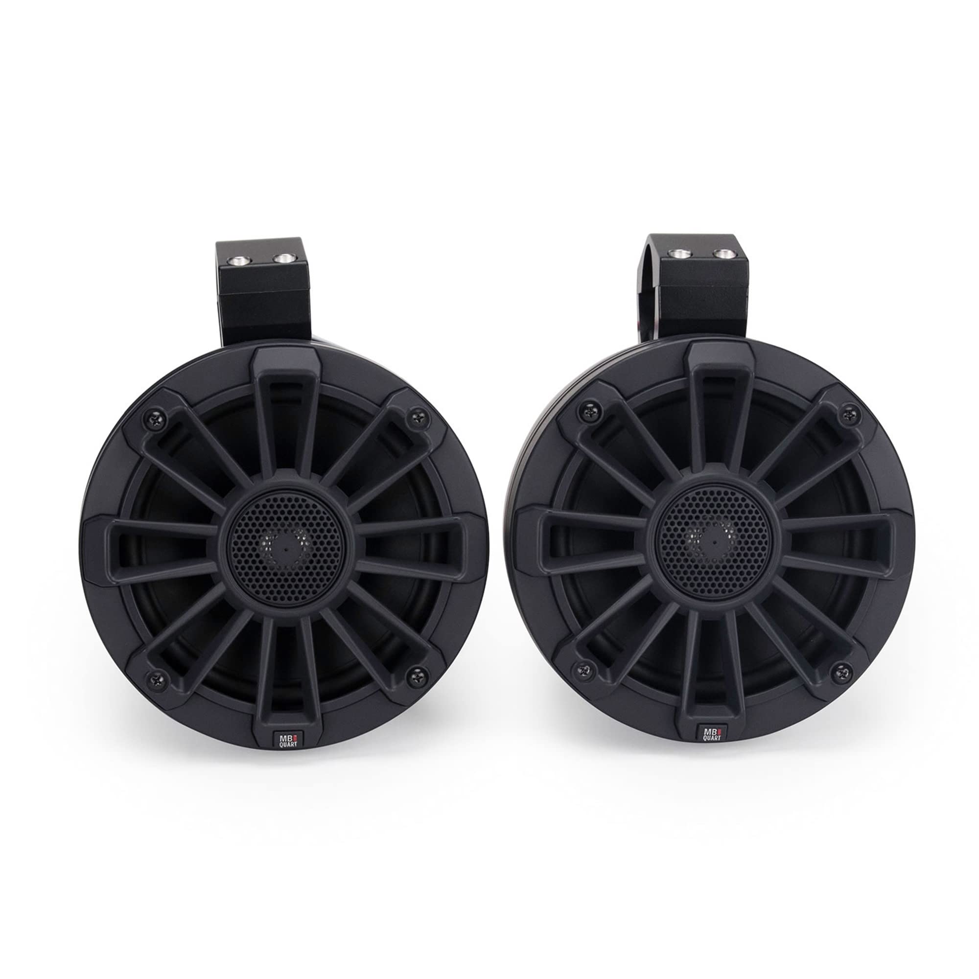 Stage 5 MB Quart 1800 Watt Can Am X3 Tuned, Premium Complete Audio Car Speakers Sound System Utility Terrain Vehicles, Off Road, Black