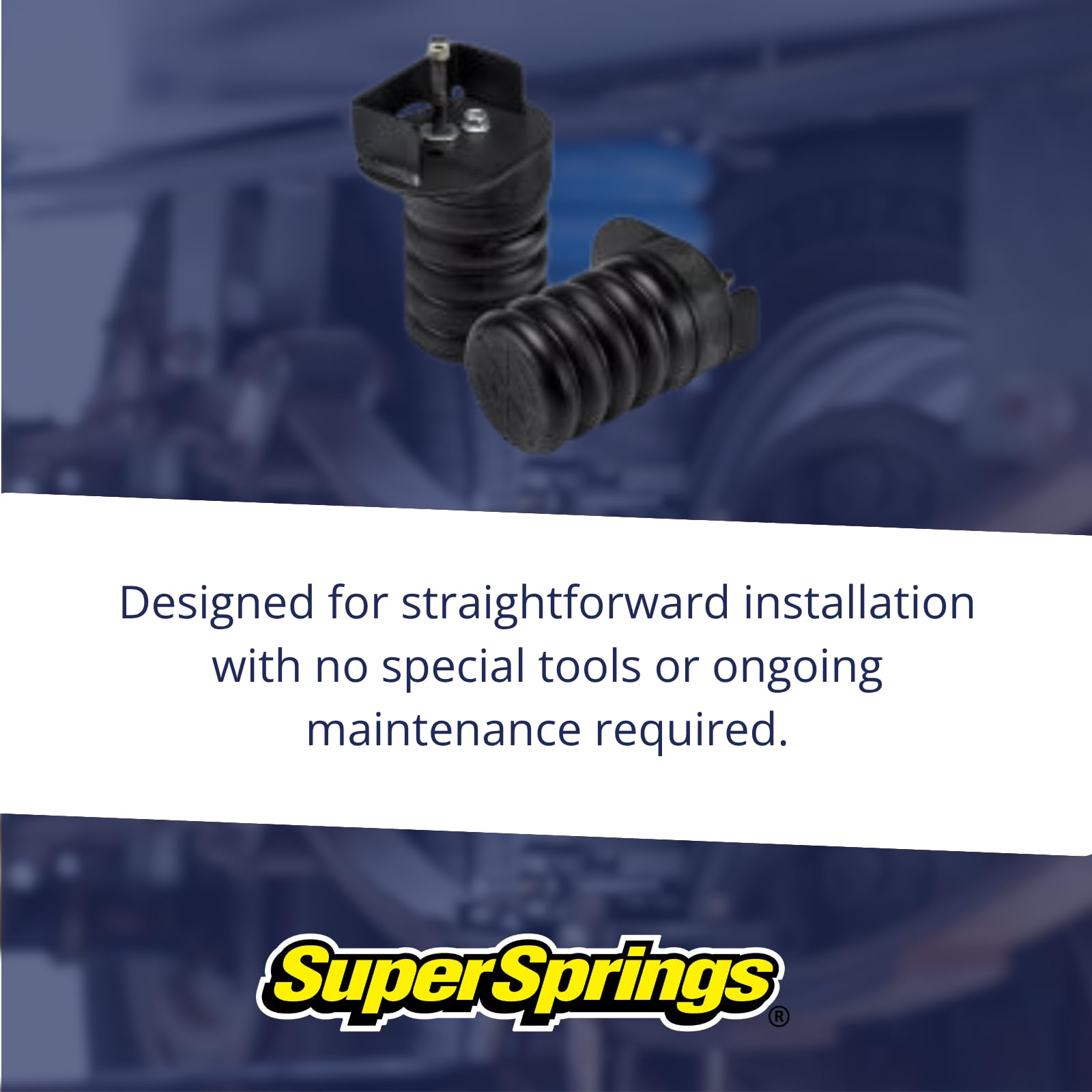 SumoSprings Rear for Ford E-350|E-450, Black | SuperSprings SSR-130-47