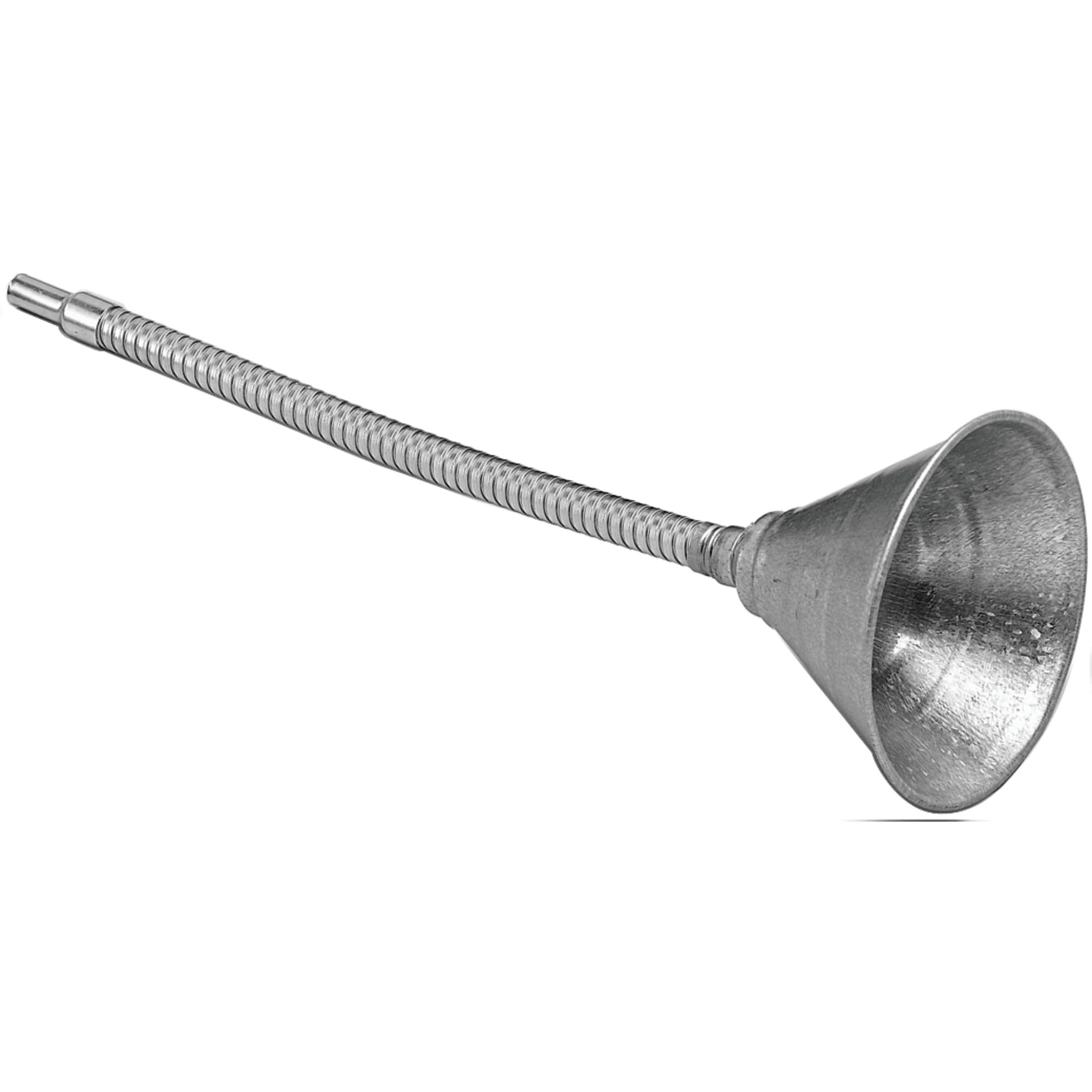 W219 Performance Tool Zinc Plated Funnel with 12-Inch Flex Spout