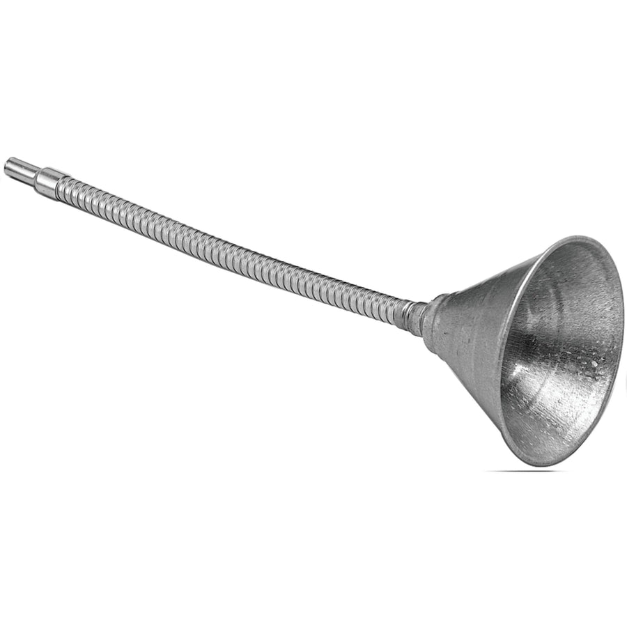 W219 Performance Tool Zinc Plated Funnel with 12-Inch Flex Spout