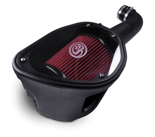 Cold Air Intake S&B Filters 75-5060 For 2012-2016 Jeep Wrangler JK 3.6L (Oiled Cleanable, 8-ply Cotton Filter)