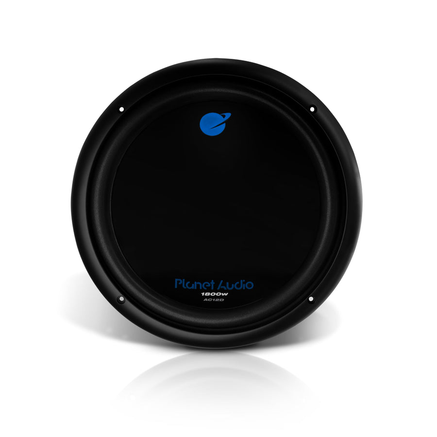 Anarchy Series Planet Audio AC12D 12 Inch Car Subwoofer - 1800 Watts Max, Dual 4 Ohm Voice Coil, Sold Individually