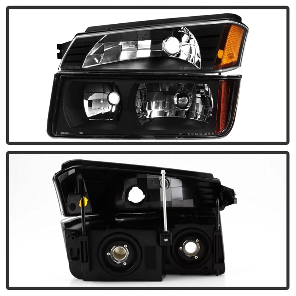 OEM headlights for Chevy Avalanche with Body Cladding only 2002-2006 With Bumper Light -OEM style
