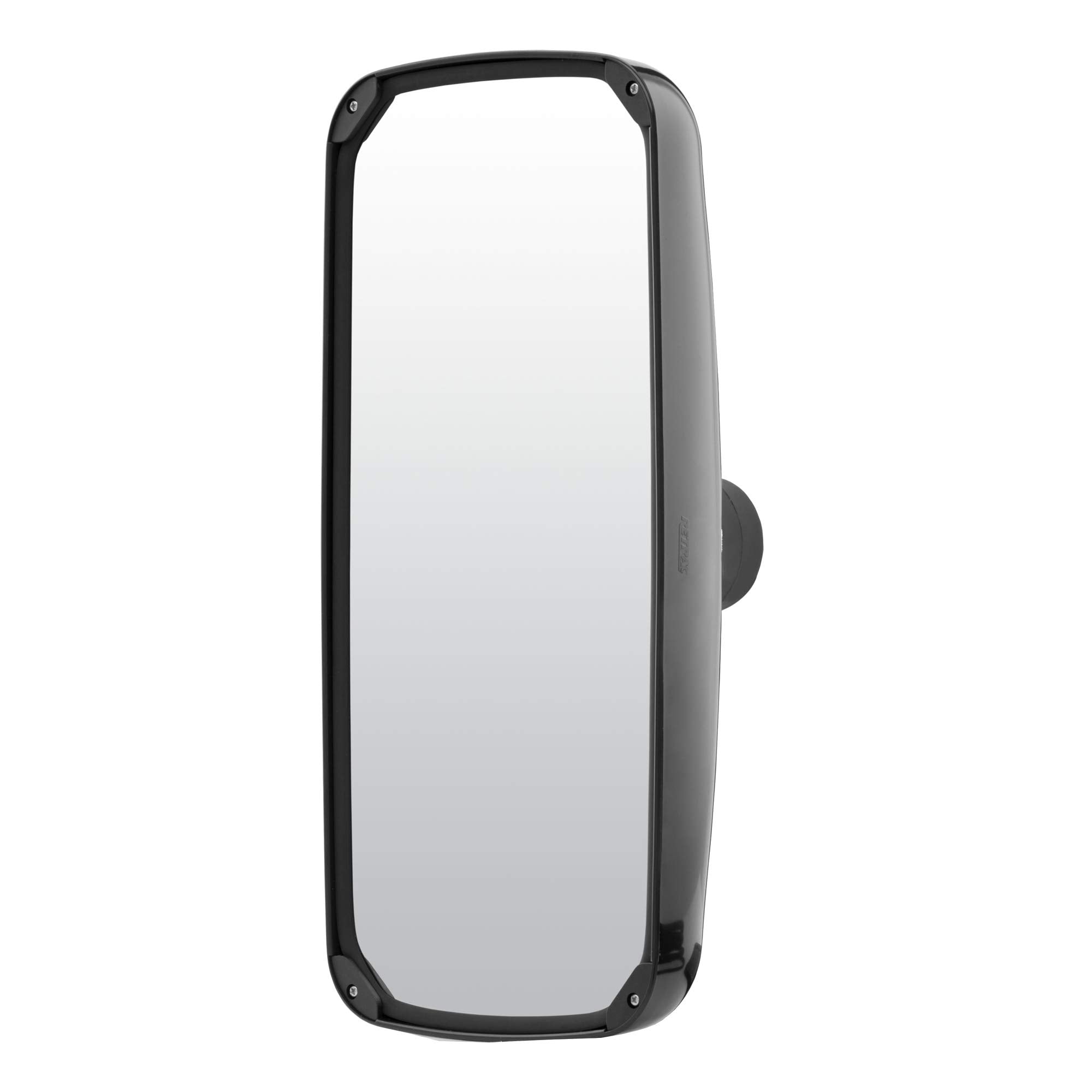 8 x 17-Inch RETRAC Aerodynamic Plastic West Coast Mirror Head, Fits 3/4 to 1-1/4-In Tube, Universal Driver or Passenger Side, Chrome