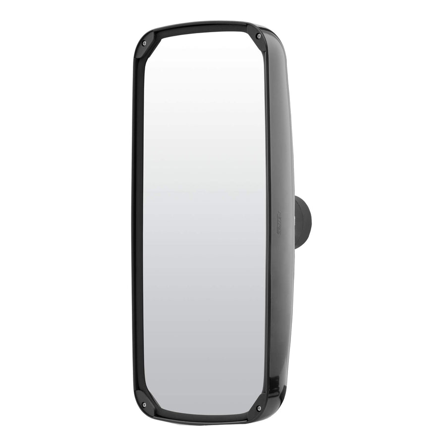 8 x 17-Inch RETRAC Aerodynamic Plastic West Coast Mirror Head, Fits 3/4 to 1-1/4-In Tube, Universal Driver or Passenger Side, Chrome