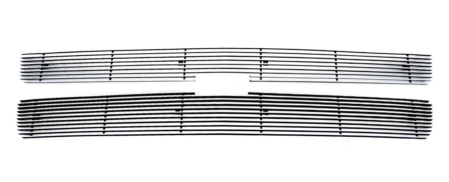 Polished 2007-2010 Silverado HD Billet Grille, 2 Pc, Overlay - PN #21112