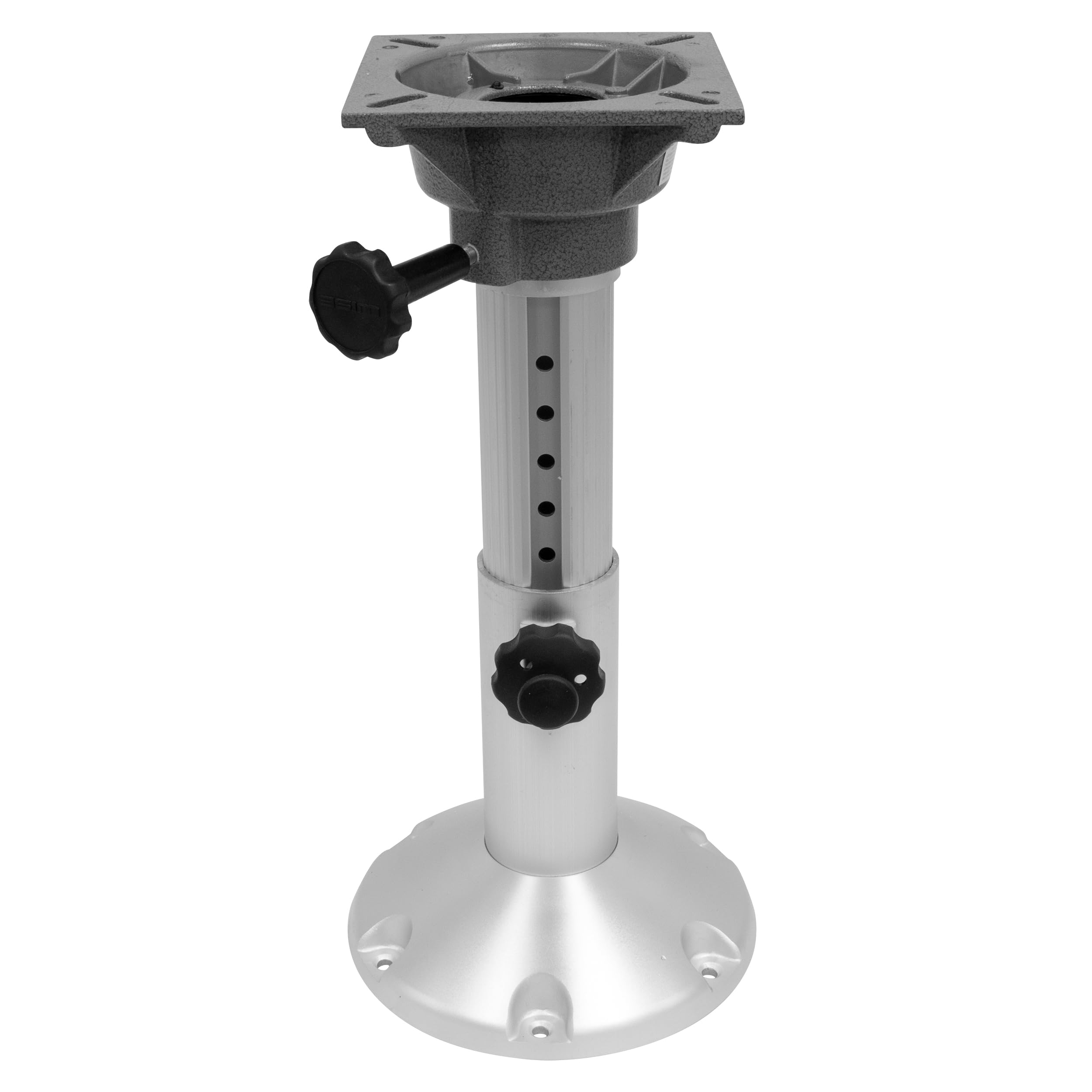 Boat Seat Pedestal Wise 8WP21-18S, Adjustable Height from 12" to 18", with Standard Seat Mount