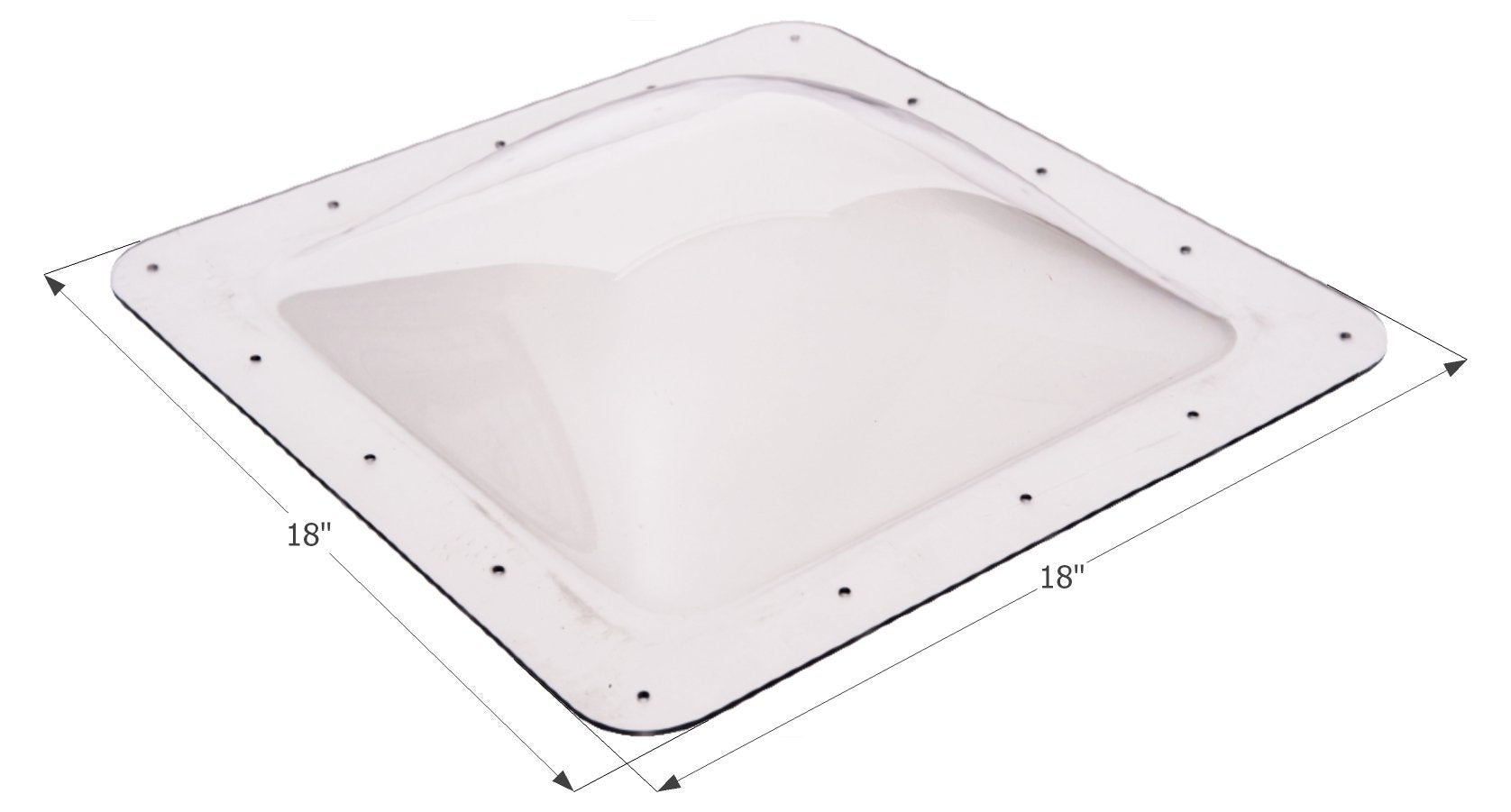 RV Skylight ICON 01818 SL1414-14" x 14" x 4", Clear