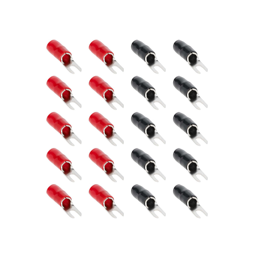 V8 Series T-Spec V8-ST3-20 Nickel Plated Spade Terminal, 20 Pack