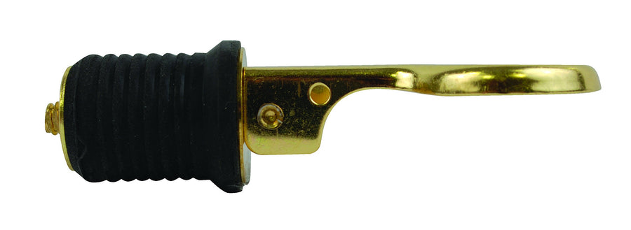 Brass Snap-Handle Attwood 11591-3 1-Inch Drain Plug