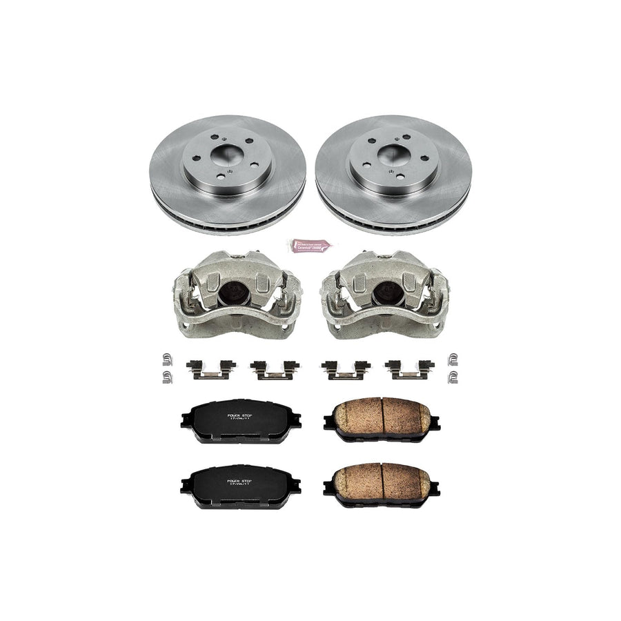 Power Stop 1-Click KCOE5438A Autospecialty OE Replacement Brake Kit with Calipers