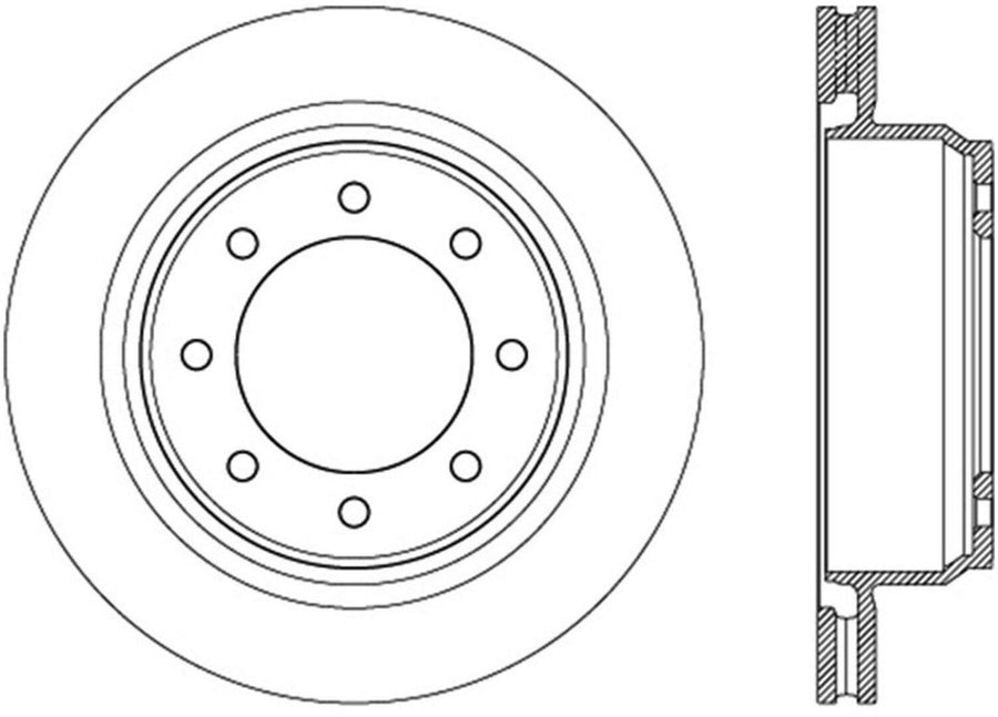 120.42109 Centric Premium Brake Rotor