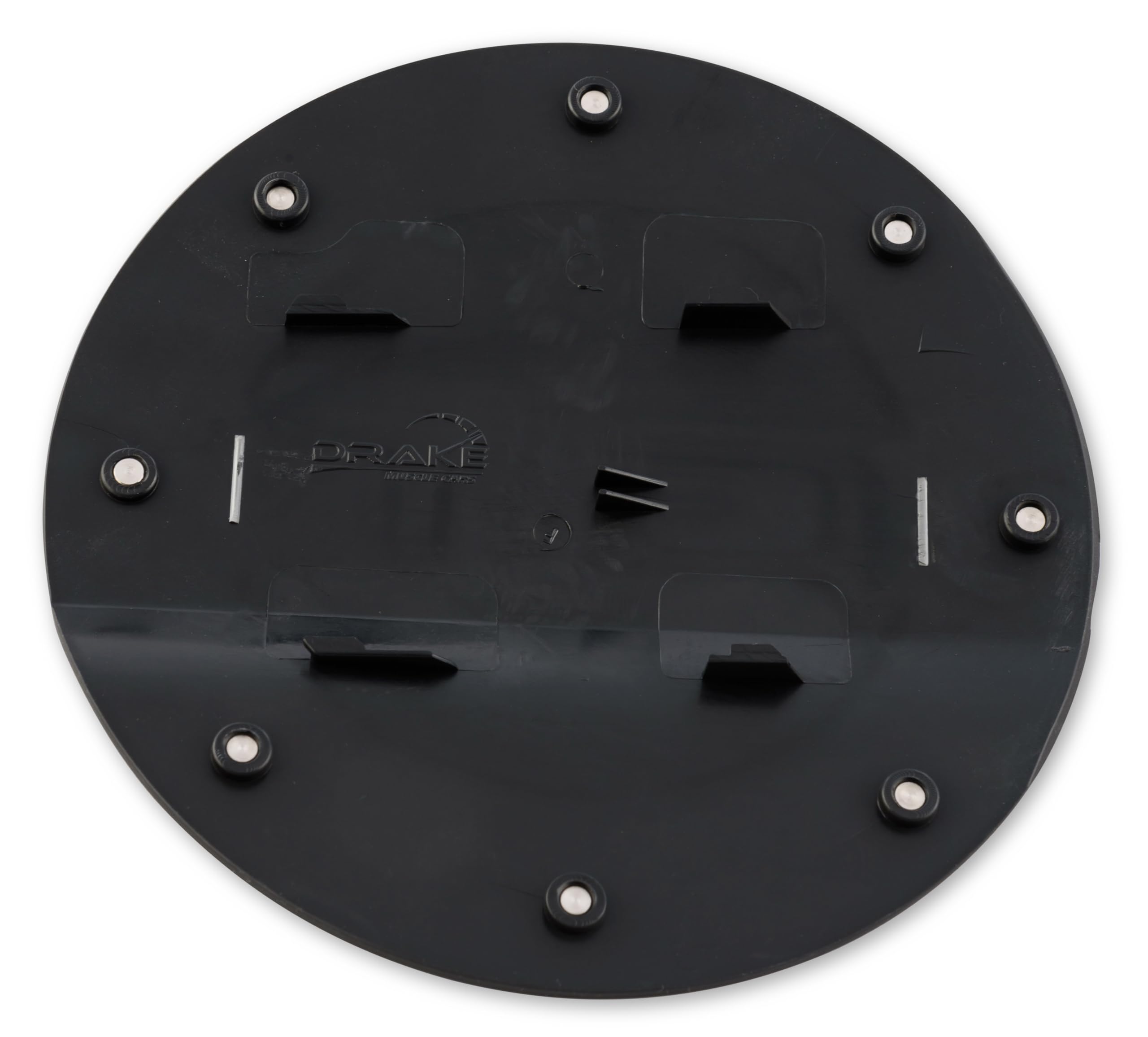 Muscle Cars Drake Comp Series Fuel Door with 'GT' Lettering in Satin Black Finish, Compatible with Ford Mustang GT 2015-2021, Model FR3Z-6640526-GA