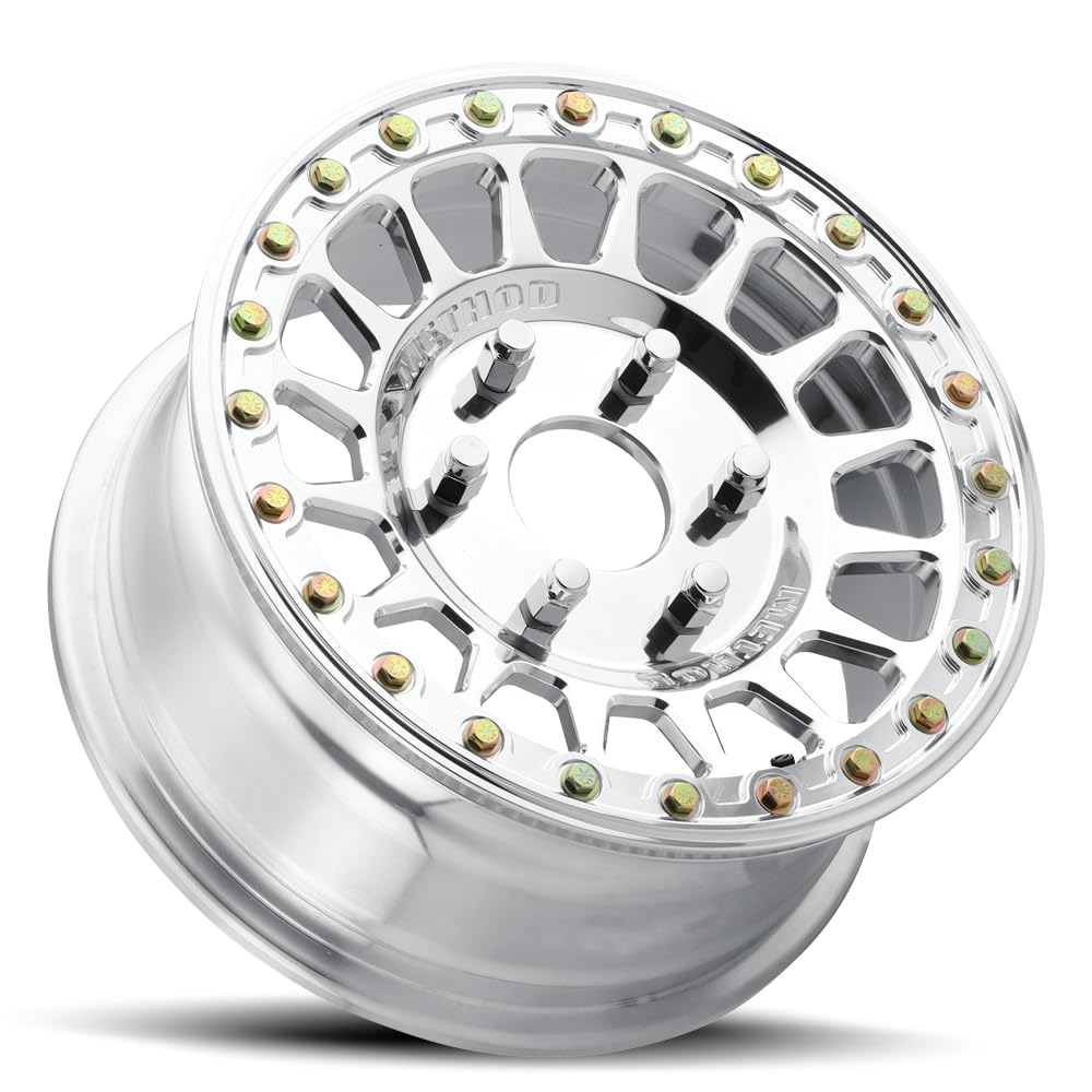 Method Race Wheel 15x7" UTV Beadlock 6x5.5, 38mm offset 5.57" Backspace, MR413570601152B