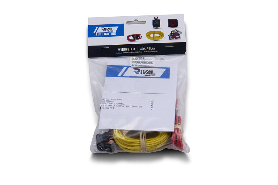 23705-98070 A.R.E. Rival Lighting System | 10" Wiring Kit (comes with wiring harness/switches)