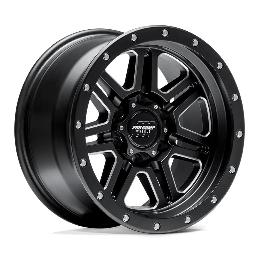 Apex Pro Comp Black Wheel with Painted (20 x 10. inches /5 x 5 inches, -18 inches Offset)