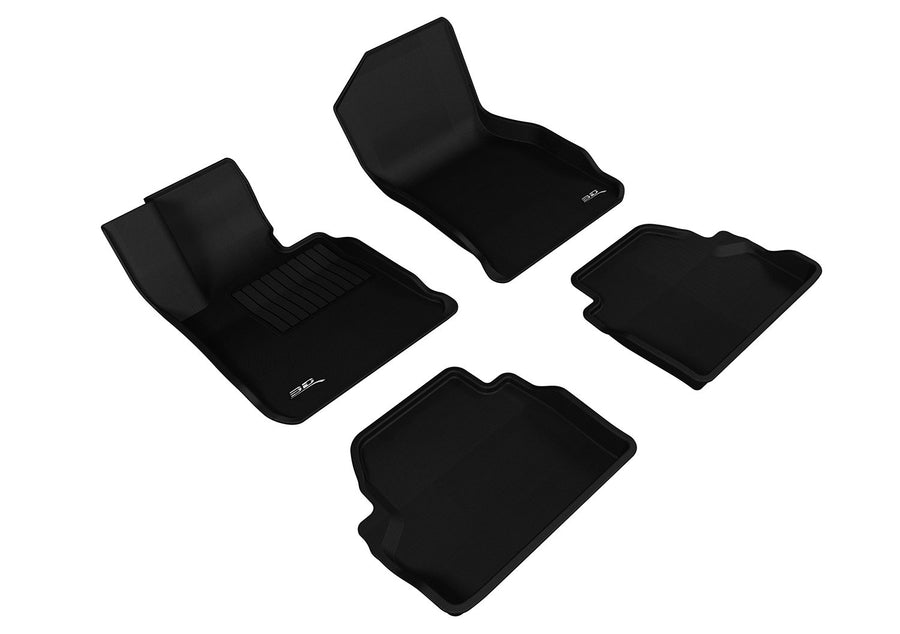 Kagu 3D MAXpider Custom Fit Floor Mat (Black) for 2014-2020 BMW 4 Series - 1ST Row 2ND Row