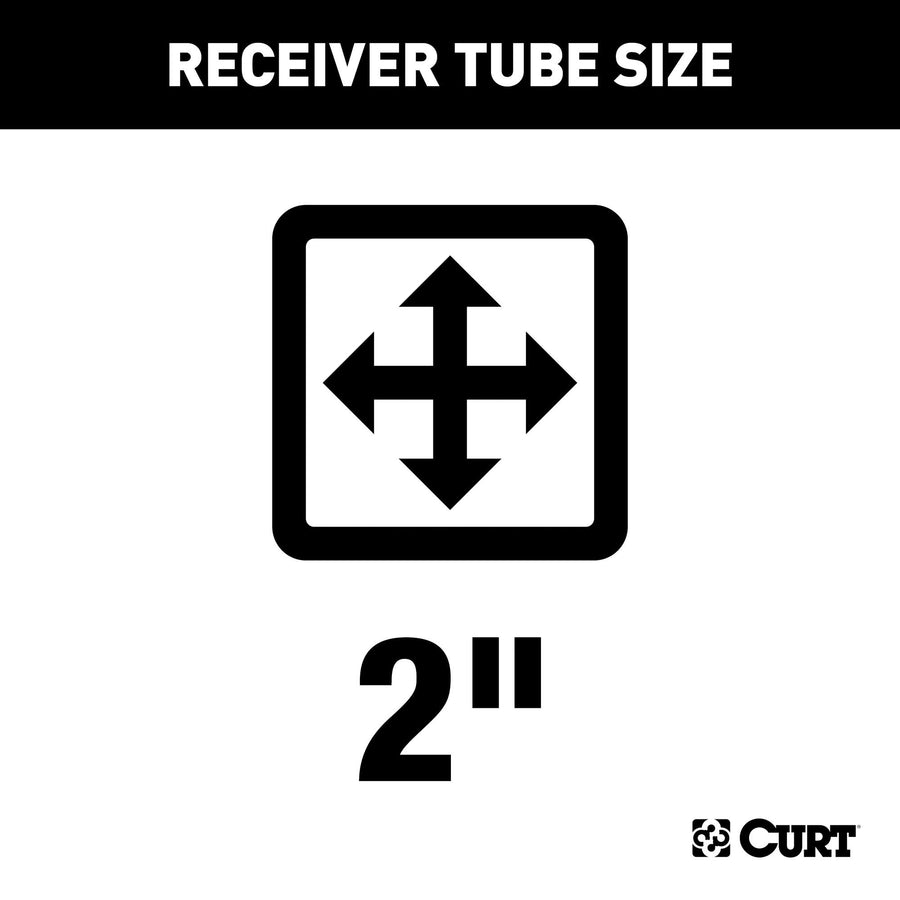 CURT Class 3 Trailer Hitch, 2-Inch Receiver, Fits International Scout II Select