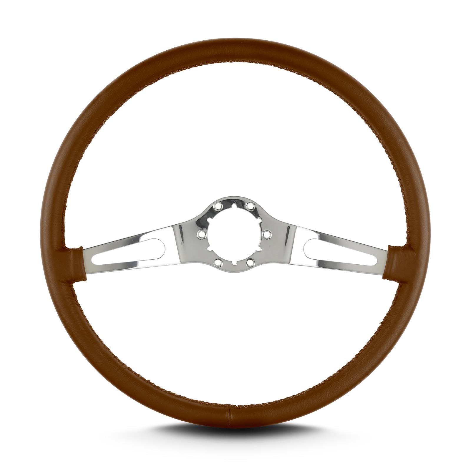 Teardrop Lecarra 66205 15" Polished Thin Grip Caramel 2 Spoke