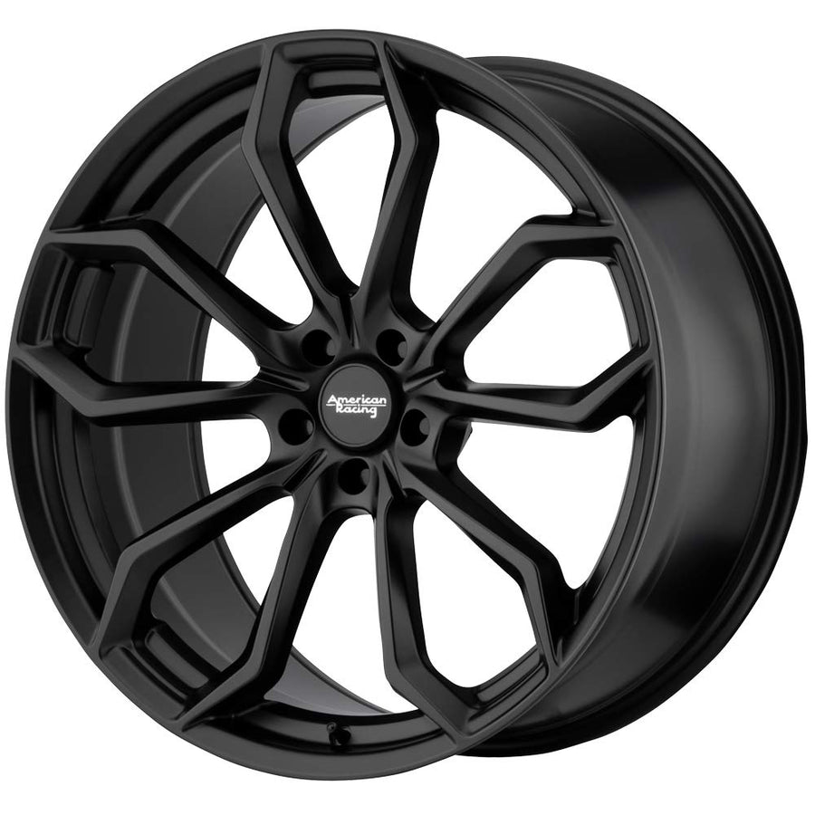 Satin Black AMERICAN RACING Splitter 22x9 5x120.00 (20 mm) Offset Part# (AR93222952720)