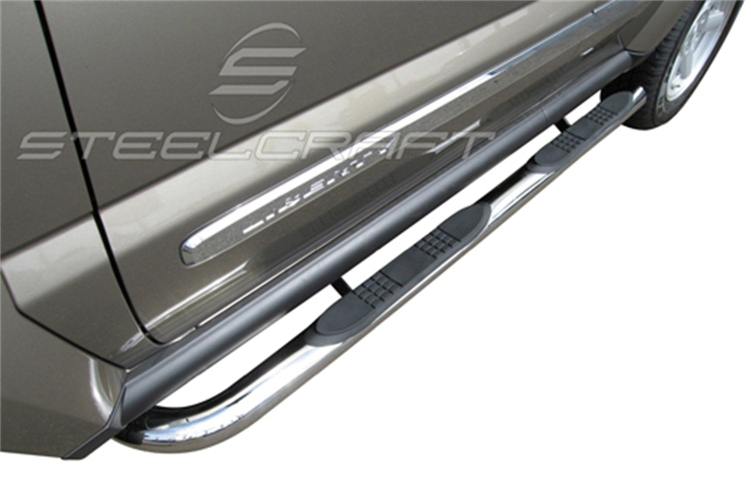 3 in. Round Side Bar Steelcraft 220700 Black Powdercoat