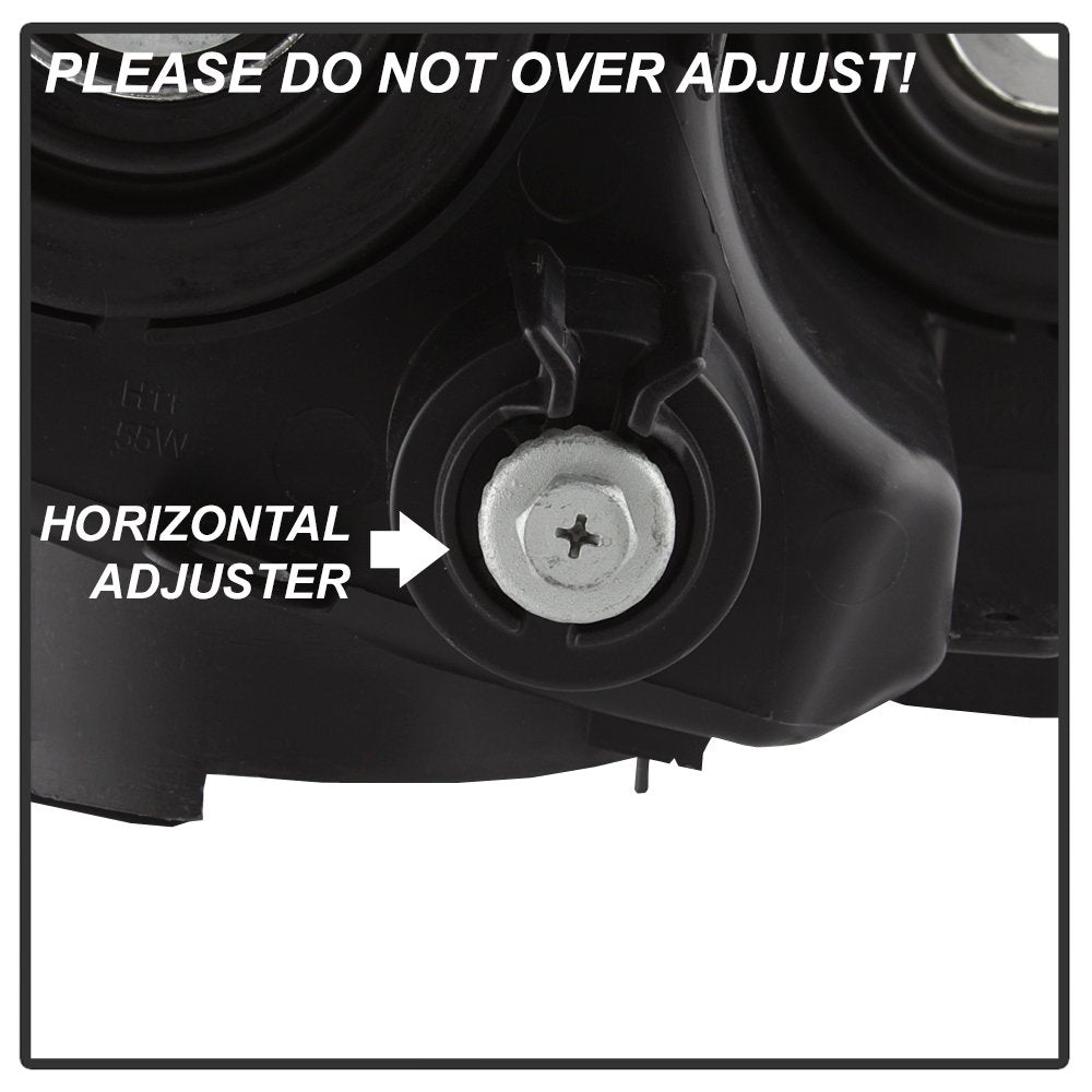 Headlight Xtune HD-JH-NA10-2D-AM-BK, 1 Pack