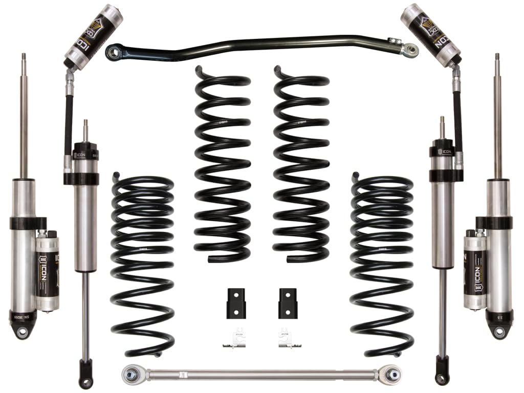 2.5" Lift, ICON Stage 4 Suspension System, Coil Spring, Compatible with 2014-Up Ram 2500 4WD, K212544P