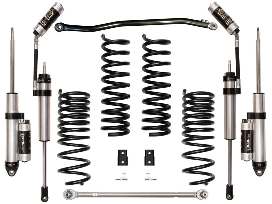 2.5" Lift, ICON Stage 4 Suspension System, Coil Spring, Compatible with 2014-Up Ram 2500 4WD, K212544P