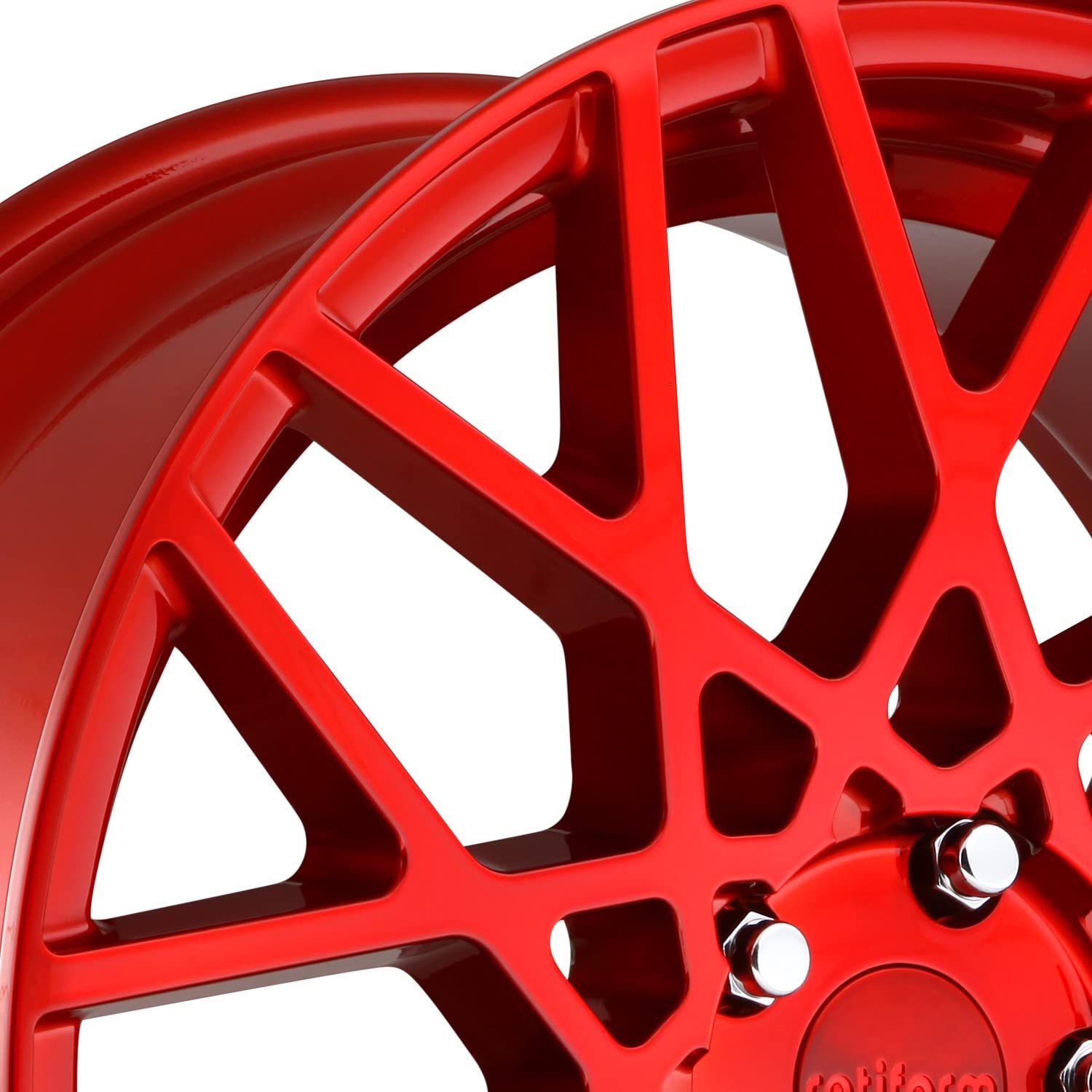 Rotiform Candy Red 18x8.5 BLQ Wheels 5x112 ET45 by Rotiform