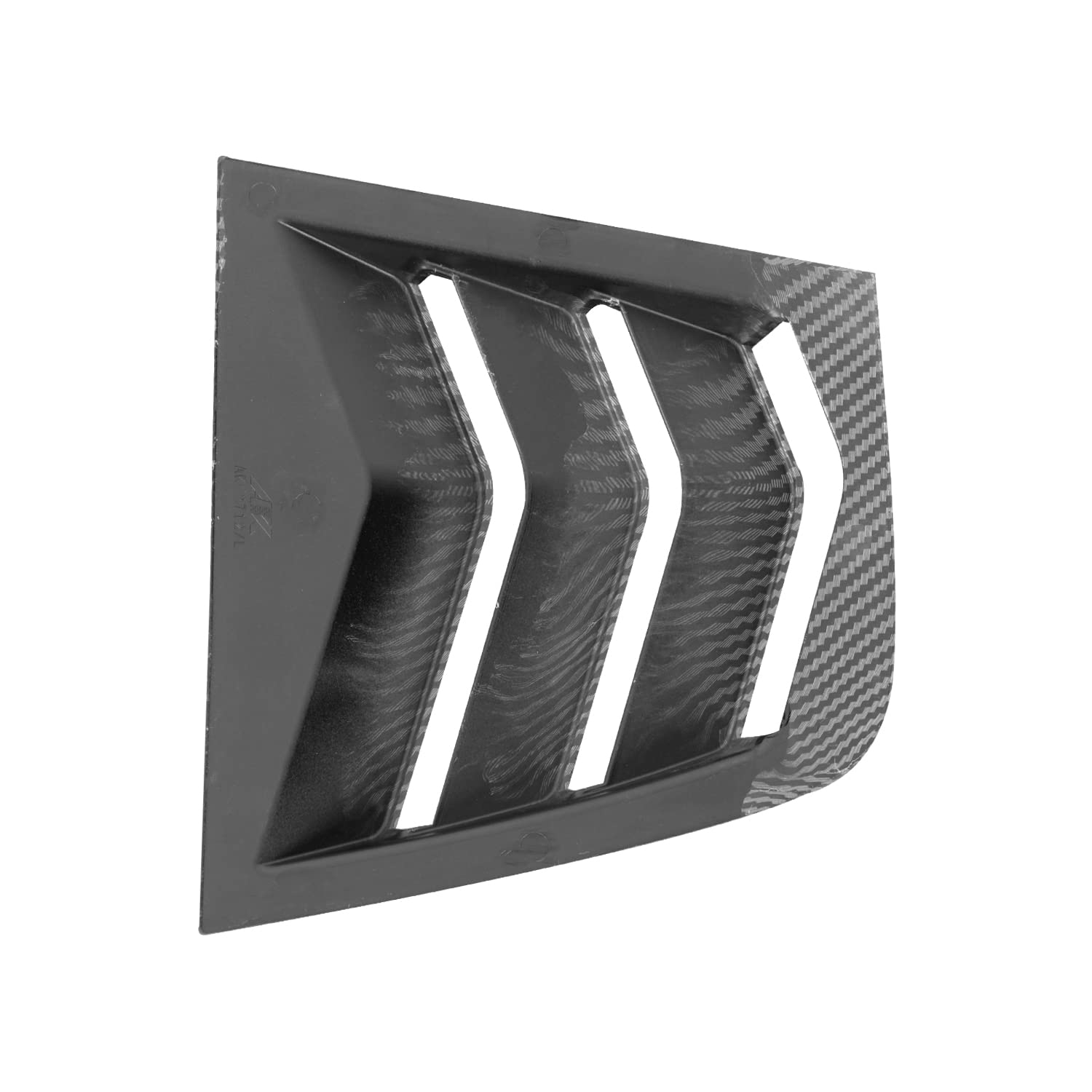 Quarter Vent Style Side Window Louvers Cover Spec-D Tuning Compatible with Dodge Charger 2011-2021