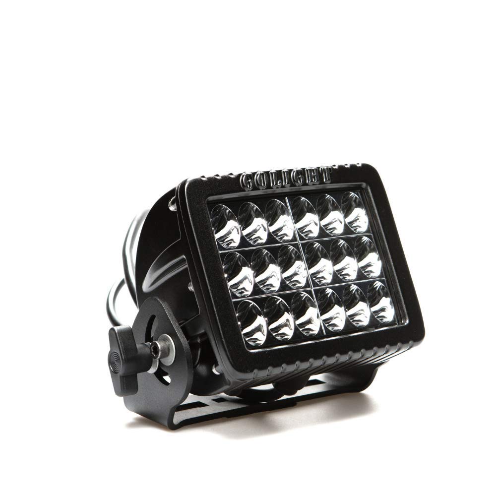 GXL Golight Performance Spotlight LED Permanent Mount Flood Light For Work Trucks, Boats, RVs and More Marine Grade - Black