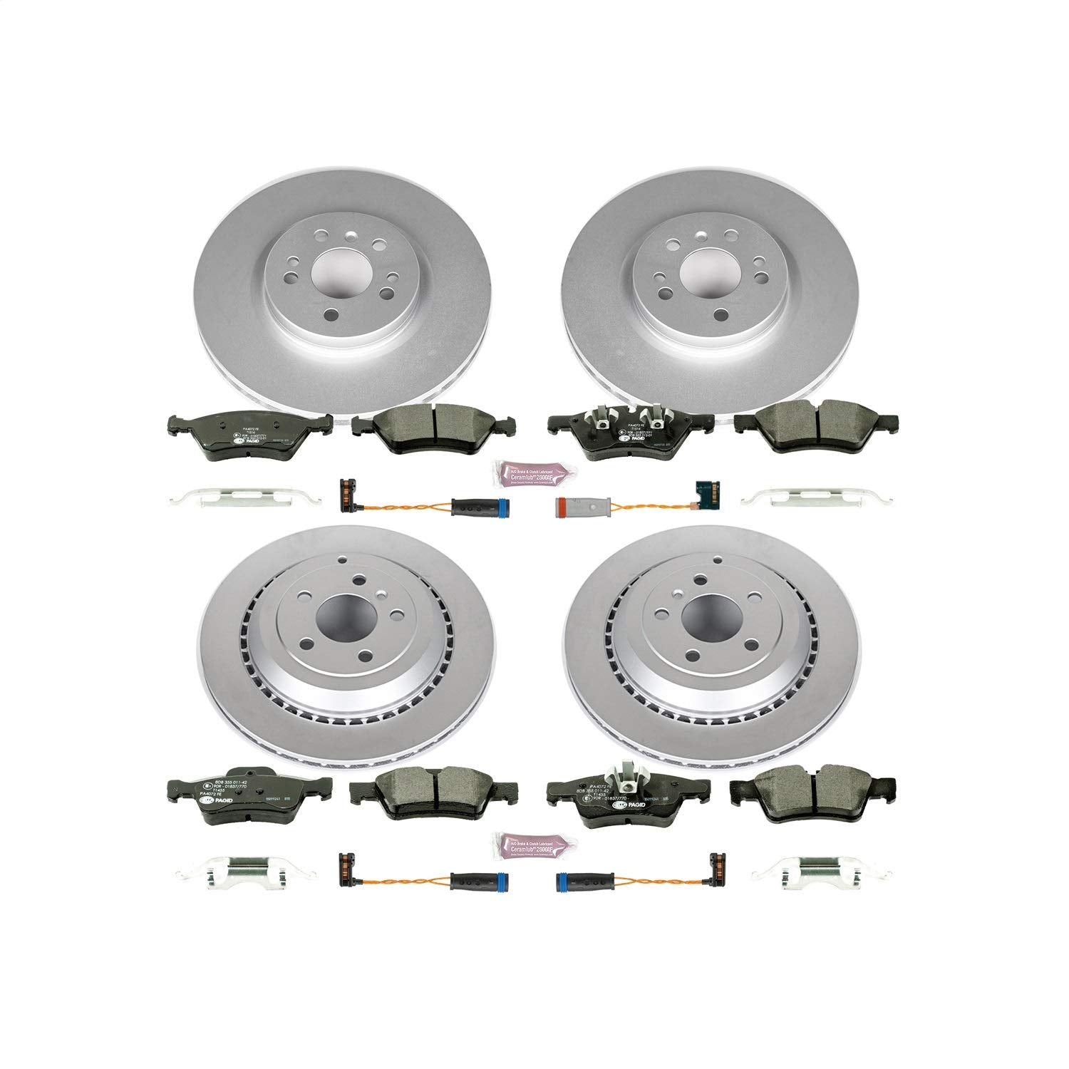 Euro-Stop Power Stop Brake Kit Front and Rear ESK4085