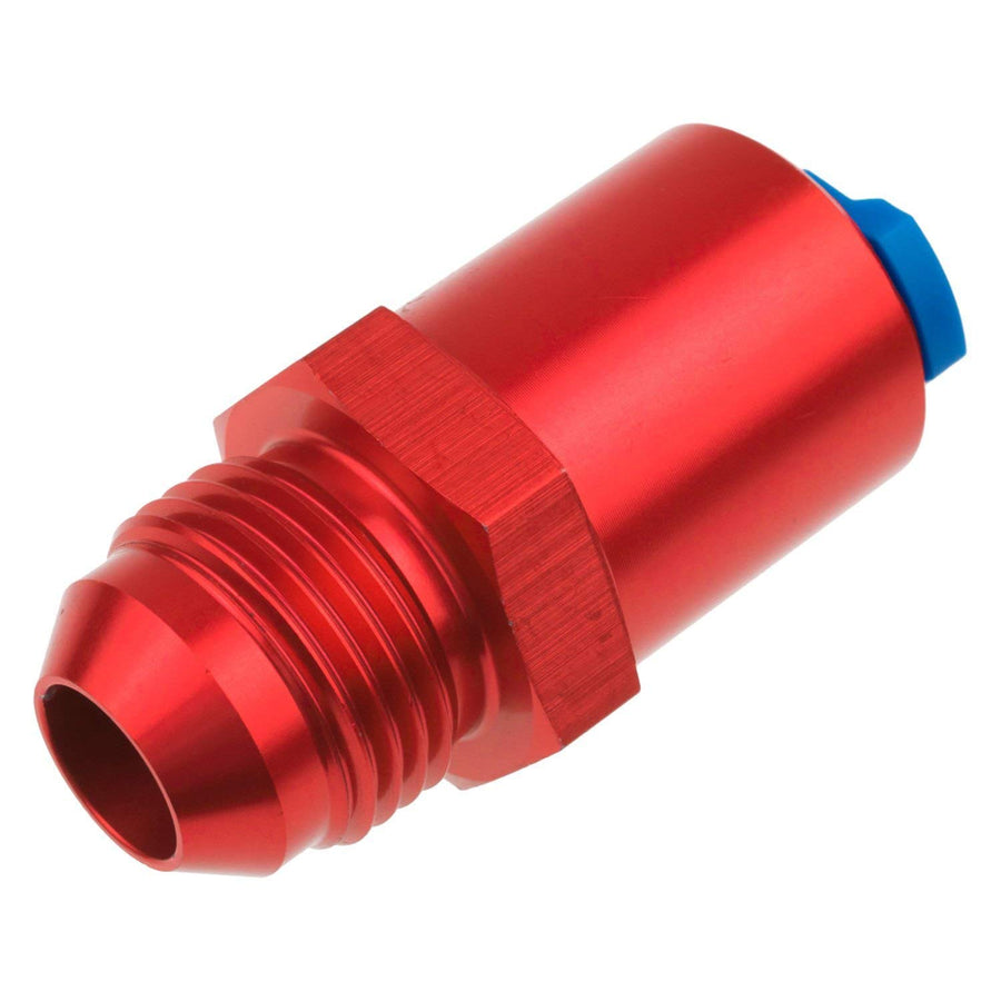 880-06-06-3 Red Horse Performance -6An Male to 3/8" Clip Rail - Red