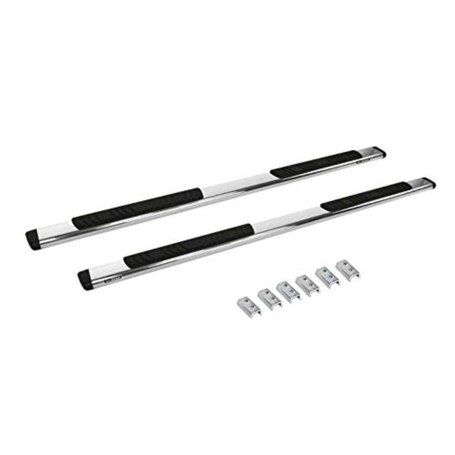Go Rhino 5" Low Profile OE Xtreme Sidesteps & Brackets | Stainless Steel, Polished | 685451687PS | Fits 2020-2024 Jeep Gladiator JT, 4-Door