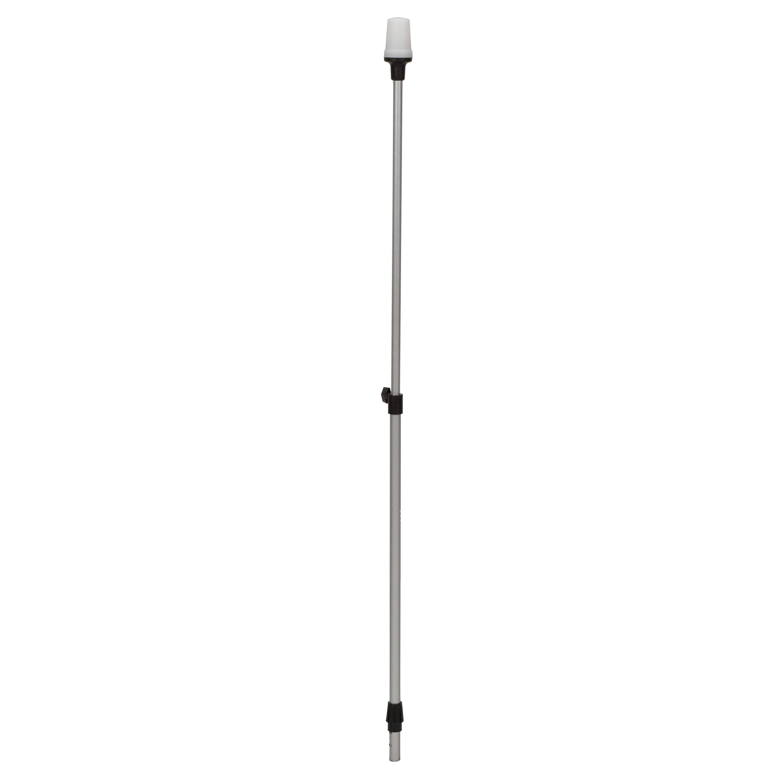 Telescoping Pole Light attwood 5610-48-7, All-Around Light, Height-Adjustable 26-42 inches, 2 Mile 360-Degree Visibility, One Size