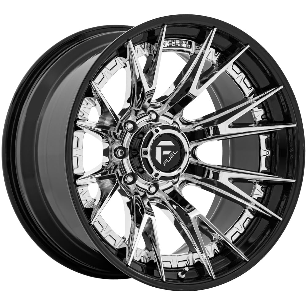FUEL OFF-ROAD FC402 22X12 CATALYST 8X170 4.77-44mm CHROME WITH GLOSS BLACK LIP - FC402PB22128744N