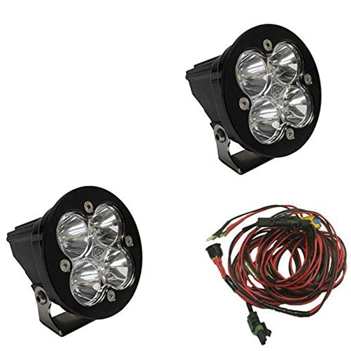 Squadron-R Racer Edition Baja Designs 737801 Spot LED Light (Pair), 2 Pack