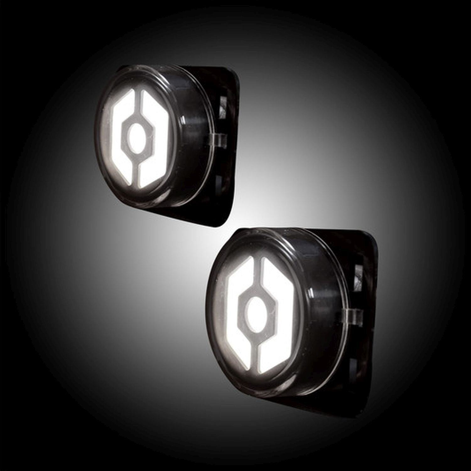 Jeep Wrangler JK 07-18 White Front Side Fender Light OLED Clear