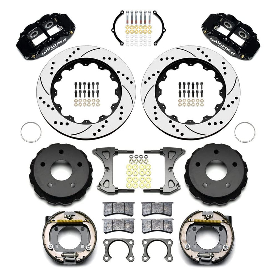 Rear P-Brk Kit, FNSL4R, 14.00" Drilled