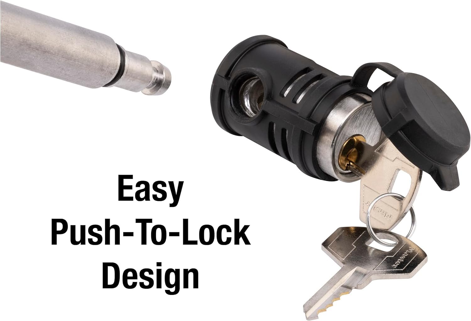 Stainless Steel Master Lock 1480DAT Receiver Lock for 5/8 in. Receiver Hole