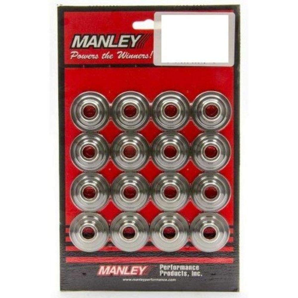 23115-16 Manley Valve Spring Retainer, Titanium, 16 Piece