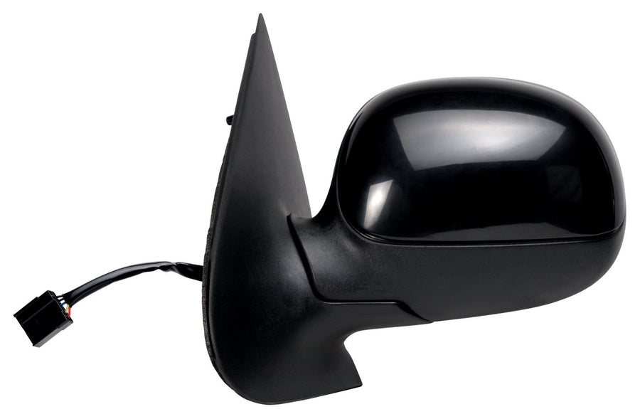 Fit System Driver Side Mirror for Lincoln Navigator, Ford Expedition, F150/F250 LD Crew Cab, Black, w/PTM Cover, Foldaway, Drover Side, Power
